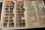 Mycket omfattande lagerparti stpl/ost/xx i tre lagerböcker 1855-1959. Luckfyllare 3+24 sk bco, 8 stk 4 sk, 12 stk 9 öre vapen osv. Senare ringtyp med fyndchans på nyanser, flera posthus och högval...