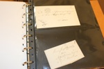5 visirpärmar stämpelmaterial, först och främst tre album Dalarna (mest Avesta kommun) sorterat på typer. Blandade perioder 1860-1900-tal. Dessutom två album järnvägsstämplar, en del skyddsperfore...