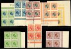 F49-56. Postfrisk serie i 4-block, alla med marginal. F 2800 kr