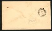 Fk8. 3 cents frankokuvert (med förskjutet vm), sänt från ST.THOMAS 19.5.1896 till St.Croix. F 1400 kr