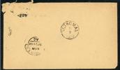 F16. 2x 4 cents som frankering på vinjettbrev till England, stpl FREDERIKSTED 7.9.1903. F 2500 kr