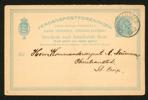 Bkd3B. Enbart svarskort stpl CHRISTIANSTED 25.12.1902. F 2000 kr