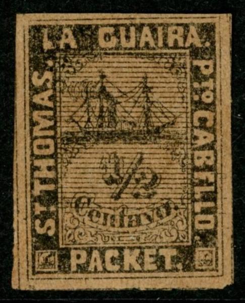 La Guaira. LG35. Ostämplat, möjligen postfriskt ex. F 1750 kr som ostämplat.