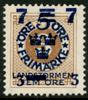 F127v2. Ostämplat ex (utan gummi) med förskjutet påtryck. Enligt Facit 1 ex känt!