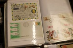 Brasilien. Tre pärmar med äldre brev, respektive vykort och FDC m.m. Tonvikt på äldre material med många intressanta objekt. Se bildexempel eller välkommen att själv besiktiga! 
