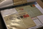 Brasilien. Två pärmar varav den ena med spännande samling luftpostbrev 1930-tal med olika bolag som VARIG, CONDOR, CGA, VASP et.c. Den andra pärmen mer blandat; stpl samling med lite klassiskt, en...