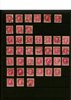Samling 1856-1981 på visirblad med fräscht ex svart lokal, mkt vapen, ringtyp m.m. Även bättre 1900-tal som en del från 1924 års utgåvor.