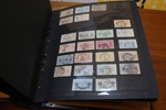 Samling 1856-1981 på visirblad med fräscht ex svart lokal, mkt vapen, ringtyp m.m. Även bättre 1900-tal som en del från 1924 års utgåvor.