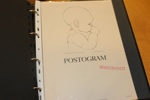 POSTSKOLAN. Samling xx märken i olika tryck och valörer samt även etiketter och två brev.