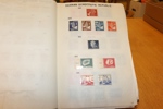 Tyskland/DDR. Samling till synes xx i hemgjort album med fickor 1949-66. 