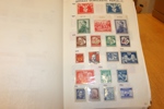 Tyskland/DDR. Samling till synes xx i hemgjort album med fickor 1949-66. 