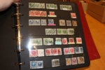 Omfattande samling 1851-2009 i två tjocka visiralbum, inkl mindre avsnitt Slesvig, DVI och Grönland.