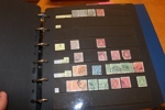 Omfattande samling 1851-2009 i två tjocka visiralbum, inkl mindre avsnitt Slesvig, DVI och Grönland.