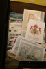 Två mindre lådor med FDC/brev och mindre del postfriskt 1980-2000-tal. Mest värde i oräknad nominal, trots liten mängd.