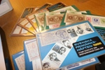 Häftesårssatser: 1981x3, 1983x3, 1984x2 och 1986x1. Totalt nio stycken.