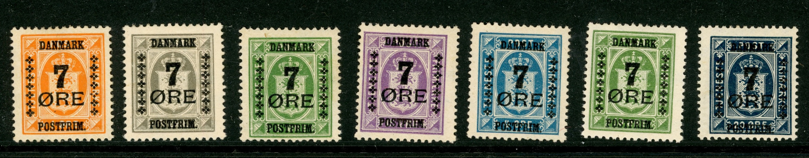 F124-30. Postfrisk serie. F 1100 kr