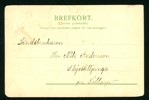 Storvik. Gatmotiv med bl.a. Postkontoret i bakgrunden. Daterat -07