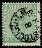 F1a. STOCKHOLM 8.3.1858. Fräscht ex av 3 sk bco med attest HOW "Gott-Mycket gott exemplar". 