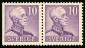 F273BC utan streck i rockkanten. Postfriskt par. F 1800 kr