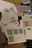 Mindre flyttlåda med bl.a. enklare samlingar Island och Sverige i flera album. Även en bunt FDC Grönland med flera intressanta äldre.