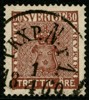 F11d2. PKXP Nr 1 1.4.1869. Vikt hörntand. Vackert ex!