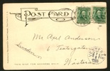 "The great earthquake and fire, San Francisco 1906". Lite naggat runtom. Sänt till Sv -06