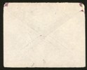 Luftpostbrev till USA stpl UPPSALA 9.12.41, returnerat till avsändaren med stpl "Utväxlingen t.v. inställd". Märkena med defekter.