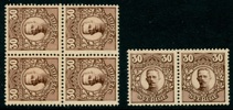 F88. Postfrisk lot med 6 märken varav ett 4-block. F 3000 kr
