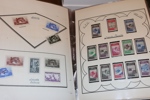 UPU 1949. Samling x/xx i hemgjort album, verkar helt komplett förutom Turkestan. 