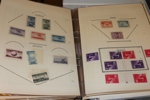 UPU 1949. Samling x/xx i hemgjort album, verkar helt komplett förutom Turkestan. 