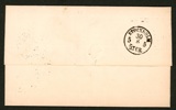 F9. Vackert brev till Stockholm stpl HERNÖSAND 29.8.1871, med notering "per Hernösand" som syftar på fartyget med samma namn, om jag förstått saken rätt.