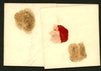 Förfilateli. RUNNEBY 13.12.1842 4-kantstämpel på rekommenderat brev till Carlshamn.