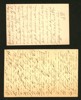 Schweiz, Frankrike. Lot två brevkort sända till Sverige 1879 resp 1876. Se bild.