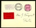 F172. 23.10.33. Utan vinjett, lyxstämplat STOCKHOLM 1 23.10.33. EXP. F. SAML.