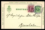 F53. 8 öre Oscar II på kortbrev stpl STOCKHOLM NYA POSTHUSETS INVIGNING 27.10.03. Ovanligt!