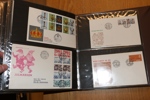 Välfyllt album med FDC 1969-74, i stort sett samtliga med vinjett!