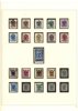 Samling 1855-2001 (blad till 2004) i sju fina, vinröda SAFE-DUAL-album. 