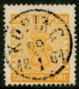 F10e. KÖPING 29.1.1861. Vackert och fräscht ex, nyanserat och sign O.P.