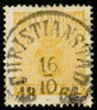 F10g1. CHRISTIANSTAD 16.10.1864. Praktex av en svår nyans! Sign O.P.