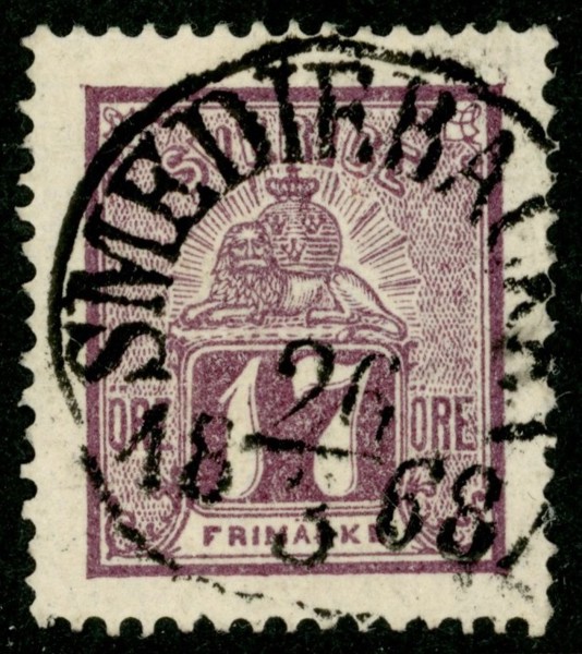 F15b1. SMEDJEBACKEN 26.3.1868. Praktex sign O.P.