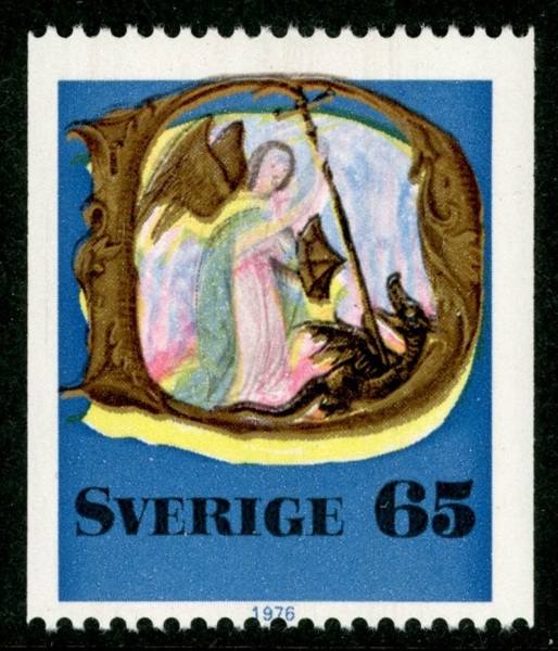 F983v. Postfriskt ex med kraftigt förskjutna färger.