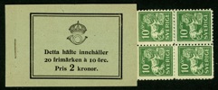 H15Bb R (vm cx). Fräscht häfte. F 18000 kr