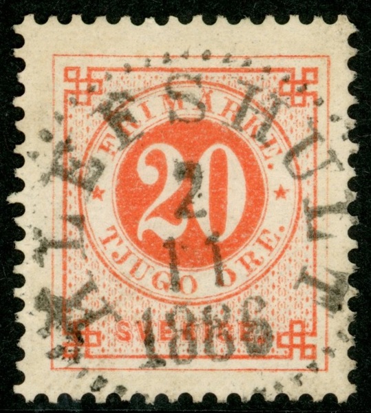 F46b. KLEFSHULT 2.11.1886. Praktex sign PL