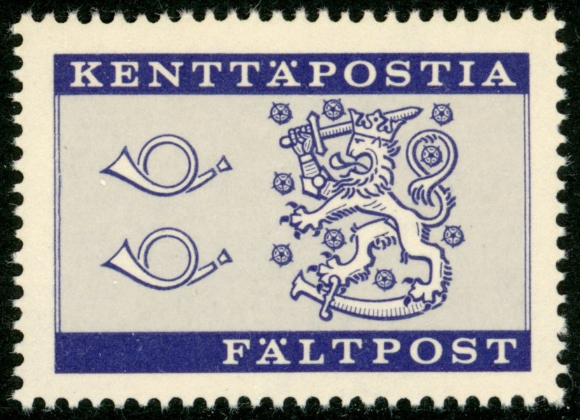 F8. Fältpost 1963. Postfriskt ex. F 800 kr