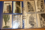 Stockholm. Samling äldre kort i pärm, mer än 150 stycken. Alla i mindre formatet.