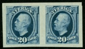 F56v1. Ostämplat, otandat par. Breda marginaler. F 2000 kr