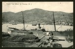 St. Thomas. Vykort enl bild, äldre formatet. Skickat -07. Plundrat på frimärket.