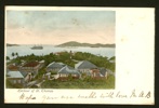 Harbour of St. Thomas. Vykort enl bild, äldre formatet. Skickat inom England -04.