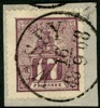 F15. Fint ex på klipp med sidvänd WISBY 16.9.1868