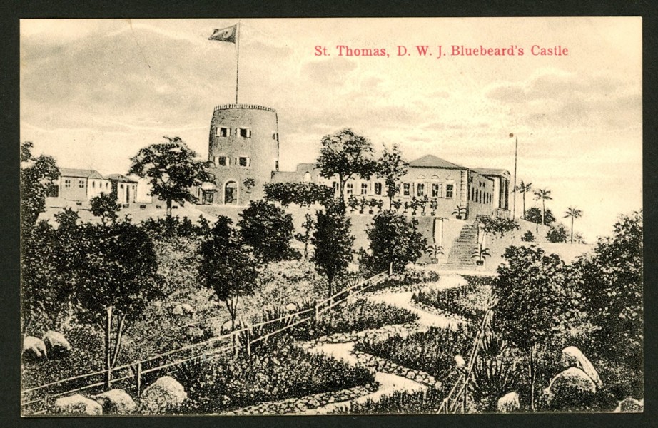 St Thomas, "Bluebeard's castle". Obeg kort.